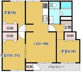 【間取り】 | 大宮七里グリーンハイツ６号棟