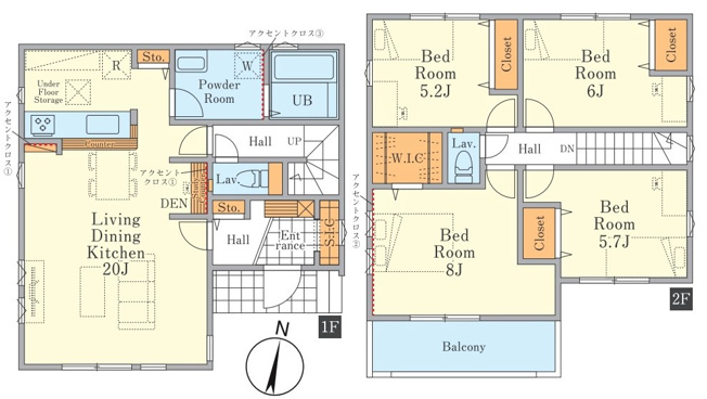 練馬区西大泉3期　全2棟　1号棟