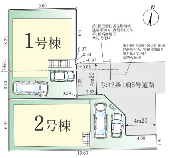 練馬区西大泉3期　全2棟　1号棟
