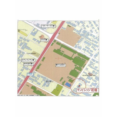【地図】 | サンビレッジ花垣A棟