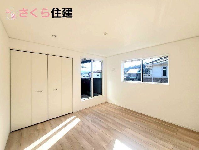 日光市土沢　第1の洋室|2階　8帖の洋室。