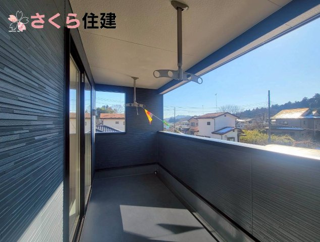 日光市土沢　第1の外観|インナーバルコニーがあるので、突然の雨でもお洗濯の心配はありません◎