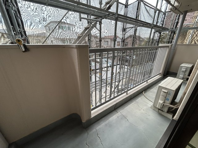 錦生コーポのバルコニー