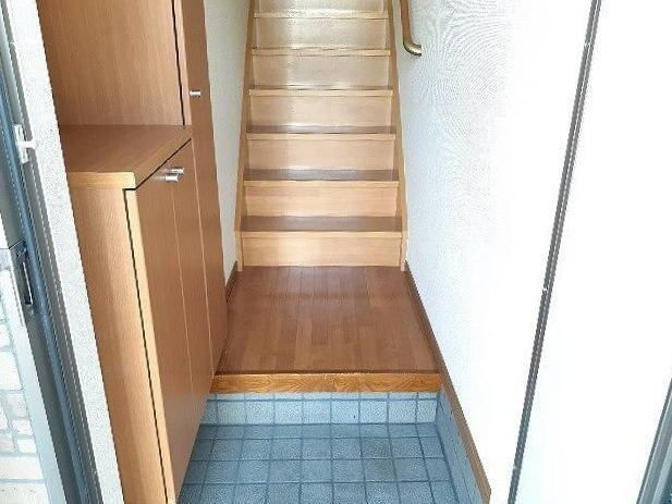 サンハイツときわの玄関