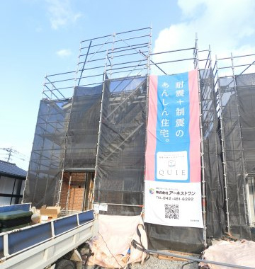 佐賀市光　第８　1号棟の外観|建築中