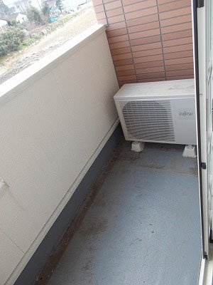 オアシスエイトⅡのバルコニー