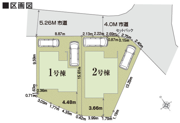 リナージュ／中央区壷川1丁目第1期／1号棟の区画図