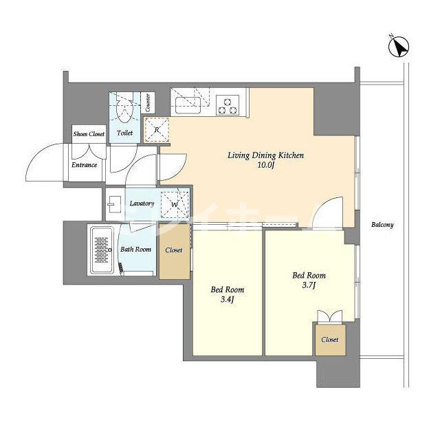 オーキッドレジデンス西大井の間取り