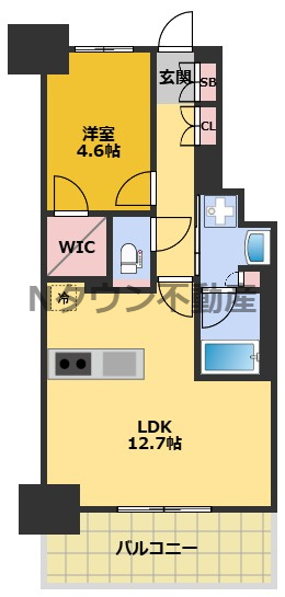 【間取り】 | プレサンス名駅南ブリエ | 間取りです。