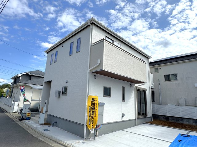 葛飾区東水元４丁目新築戸建【東水元小学校：6分】の外観|完成済み内覧可能です！！