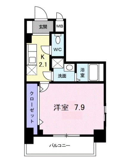 メルヴェーユ　の間取り