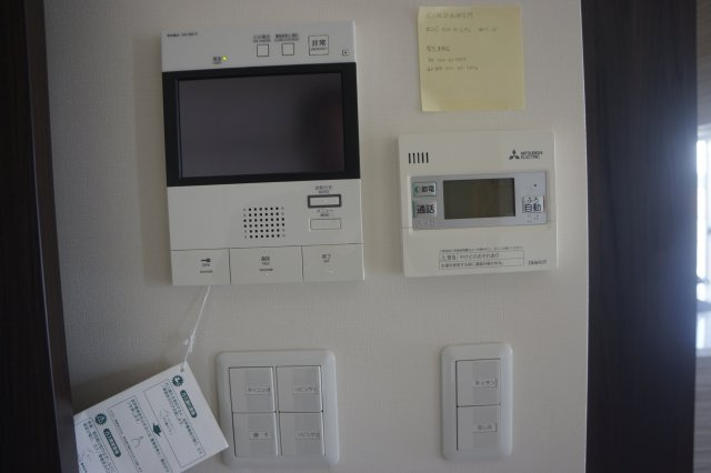 エクセレンシア出雲中央プレミアムレジデンス　4階　空家の防犯設備|室内インターホン