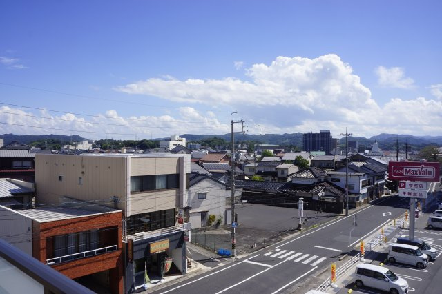 エクセレンシア出雲中央プレミアムレジデンス　4階　空家の展望|南面バルコニーで陽当たりも良好！