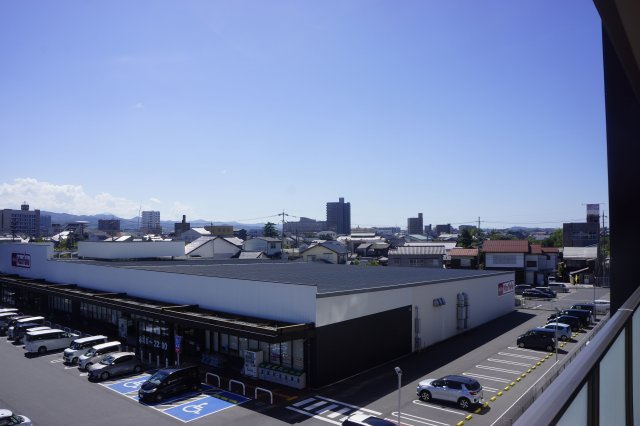 エクセレンシア出雲中央プレミアムレジデンス　4階　空家の展望|南面バルコニーで陽当たりも良好！