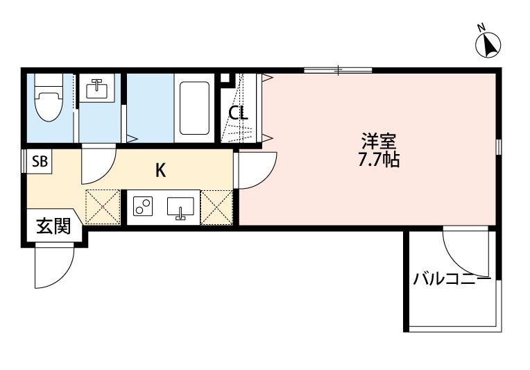 グランシャレー梅島駅前の間取り