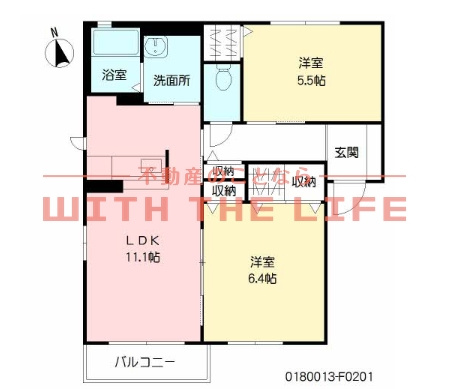 レシデンシア小森野 F棟【キャッシュバック対象物件】の間取り