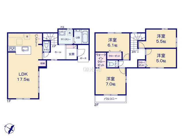【新築分譲住宅】三芳町藤久保1期の間取り