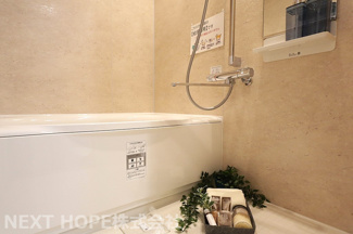 【浴室】 | エンゼルハイムリバーサイド武庫川 | 新品の浴室ユニットバスです♪一日の疲れを癒してくれます！浴室乾燥機付きです！雨の日のお洗濯物も心配無しです！