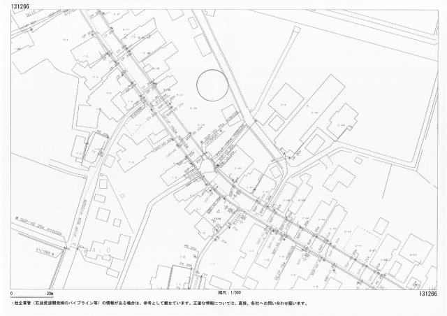 見附市細越１丁目　土地（車庫付き）の地図
