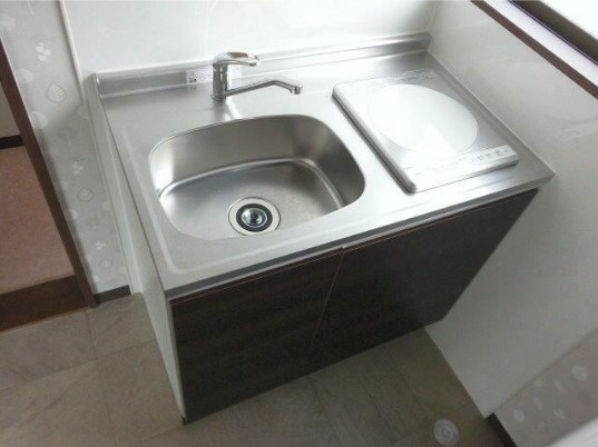 中野区上高田２丁目のアパートのキッチン