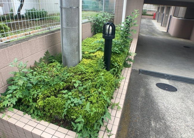 【庭】 | ライオンズマンション八王子北野 | 物件によっては、入居者が個人的に使用できる専用庭がついているものもあります。また、住宅の中にある土間の部分を庭と呼ぶこともあります。庭の用途は住む人によって変わり、それによってデザインもさまざまです。
