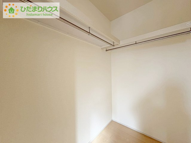 ひたちなか船窪第2　新築戸建の収納|"ママに人気のウォークインクローゼット付き！
コートやジャケットはもちろん、季節物や布団なども全部収納できちゃいます(^^)/"