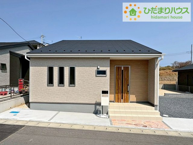 ひたちなか船窪第2　新築戸建の外観|白を基調とした明るい印象を受ける外観です！