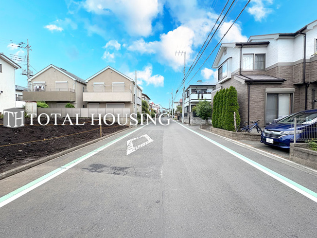 【前面道路含む現地写真】 | －弊社限定取扱－小金井市東町1丁目　建築条件付売地　全2区画