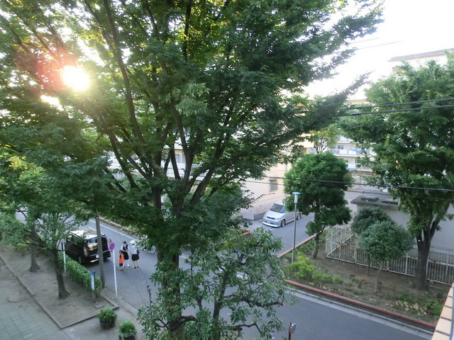 パークハイムの展望|バルコニーからの景色です。