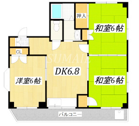 パークハイムの間取り|間取りです☆