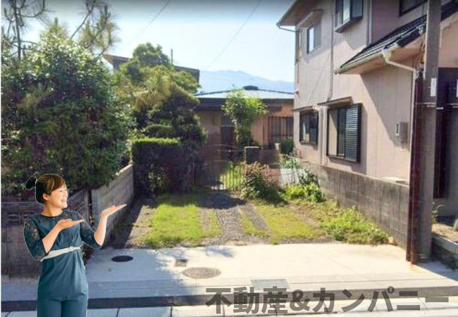 松山市府中の売地の外観|落ち着いた雰囲気の外観です
