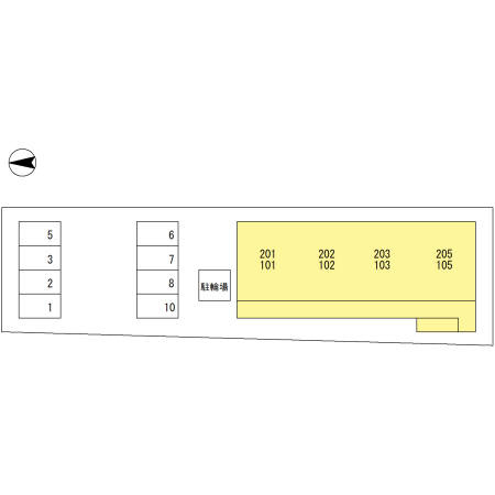 パンシオーネの区画図