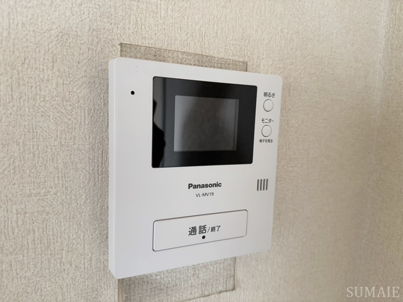 マンション・メルヴェーユのセキュリティ|モニター付きインターホン☆彡