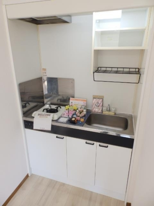 ニューライフムラタのキッチン|キッチン（1口コンロ付）