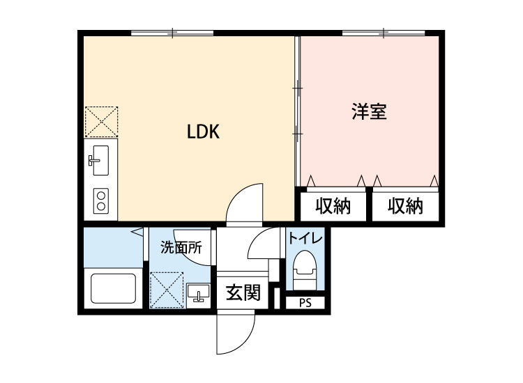 ハイスタンダード堀切の間取り