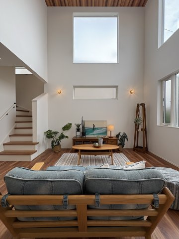 California Resort Style A棟の居間・リビング