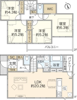 ベルガーデン東山田【全10棟】「センター北エリア生活圏内」×「ZEH水準省エネ」の画像