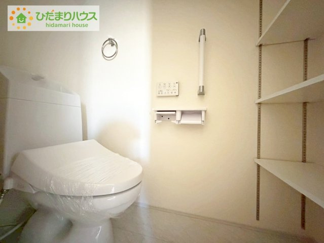 日立市助川町3期　新築戸建のトイレ|トイレは1F、2F共に完備！取り合いになることがありませんね(^^)/