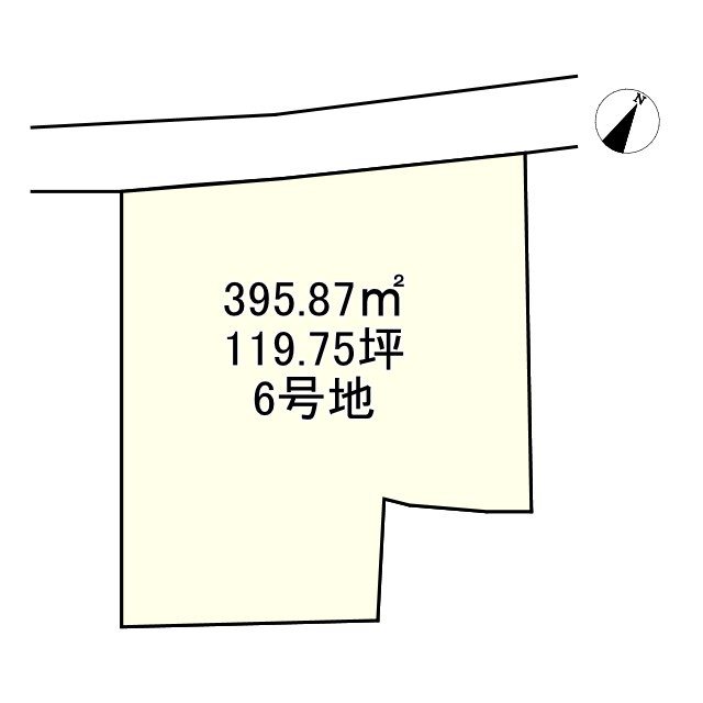 西条市丹原町池田6号地　分譲地の土地図