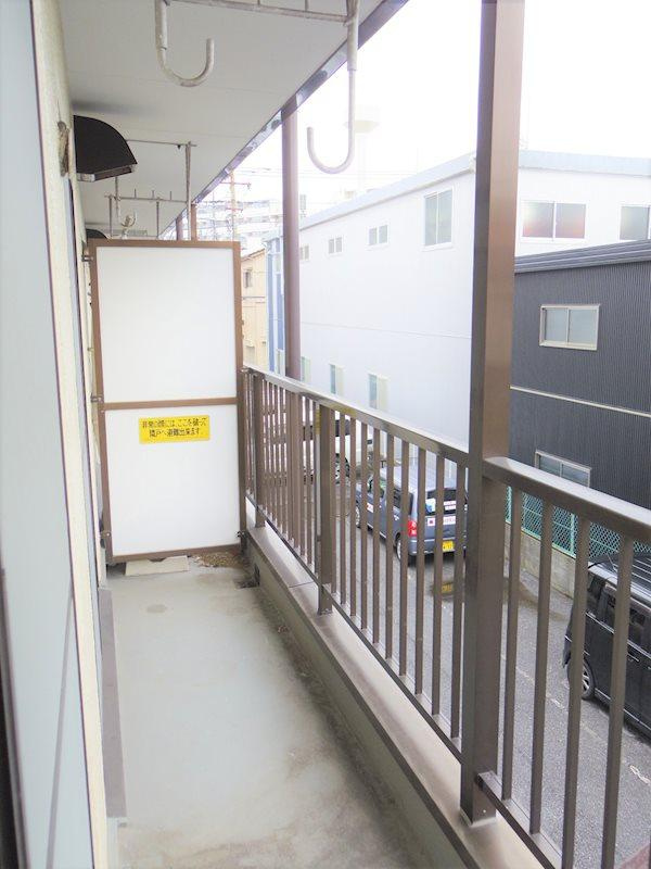 サンハイツイワミのバルコニー