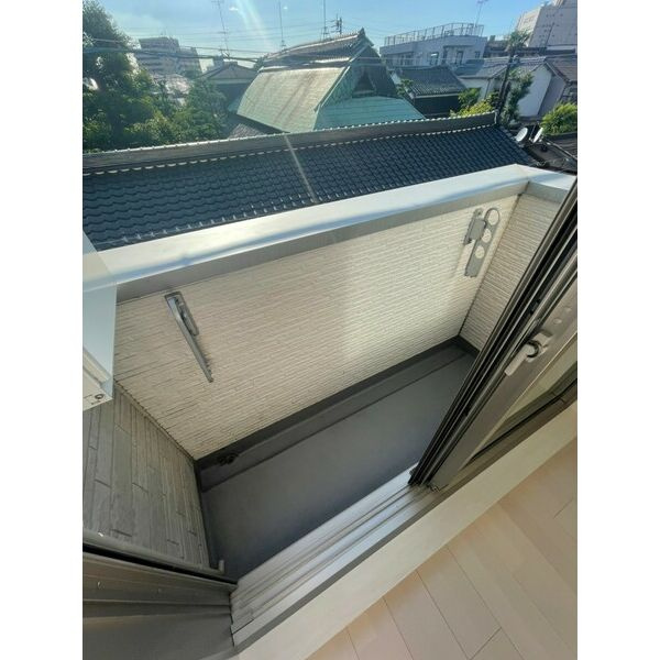 ハーモニーテラス児玉Ⅲ　名古屋市賃貸　仲介手数料無料のバルコニー