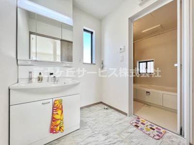 【脱衣所】 | 裾野市茶畑 9期 新築一戸建て A号棟 | 脱衣場です