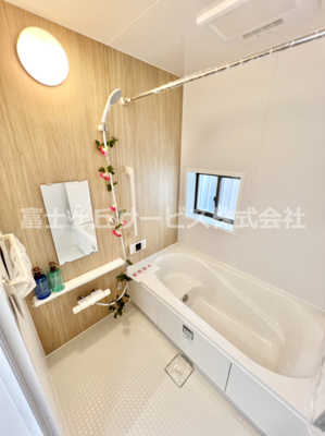 【浴室】 | 裾野市茶畑 9期 新築一戸建て A号棟 | 日々の疲れを癒すお風呂付です