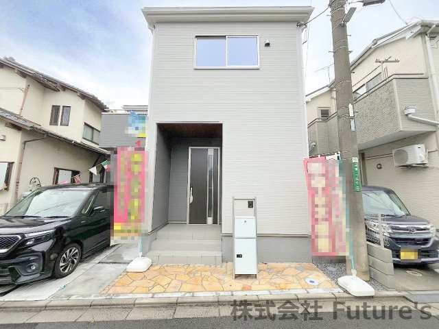 八潮市伊草1丁目　新築戸建　全1棟の外観|閑静な住宅街に佇む1棟！2025年4月築の新築住宅