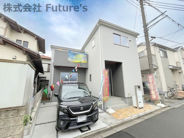 八潮市伊草1丁目　新築戸建　全1棟の外観|税優遇が受けられる長期優良認定住宅