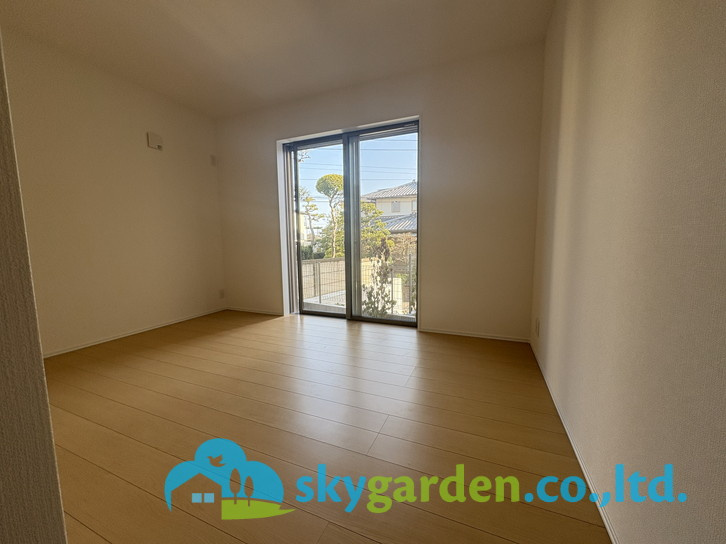 藤沢市辻堂東海岸1丁目3期　新築戸建　全2棟1号棟の寝室|ゆとりの広さです