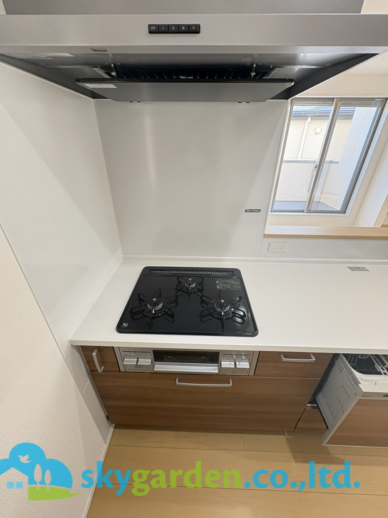 藤沢市辻堂東海岸1丁目3期　新築戸建　全2棟1号棟のキッチン|きれいなキッチンです