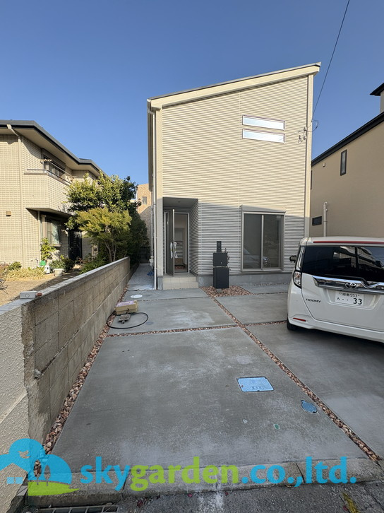 藤沢市辻堂東海岸1丁目3期　新築戸建　全2棟1号棟の駐車場|駐車場です