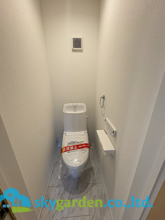 藤沢市辻堂東海岸1丁目3期　新築戸建　全2棟1号棟のトイレ|トイレもきれいです