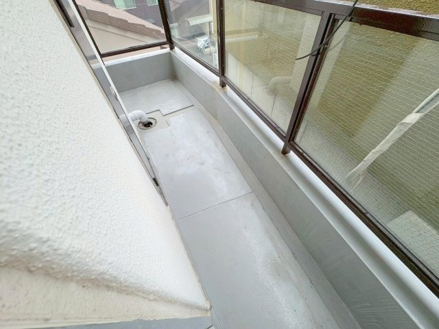 西田マンションのバルコニー